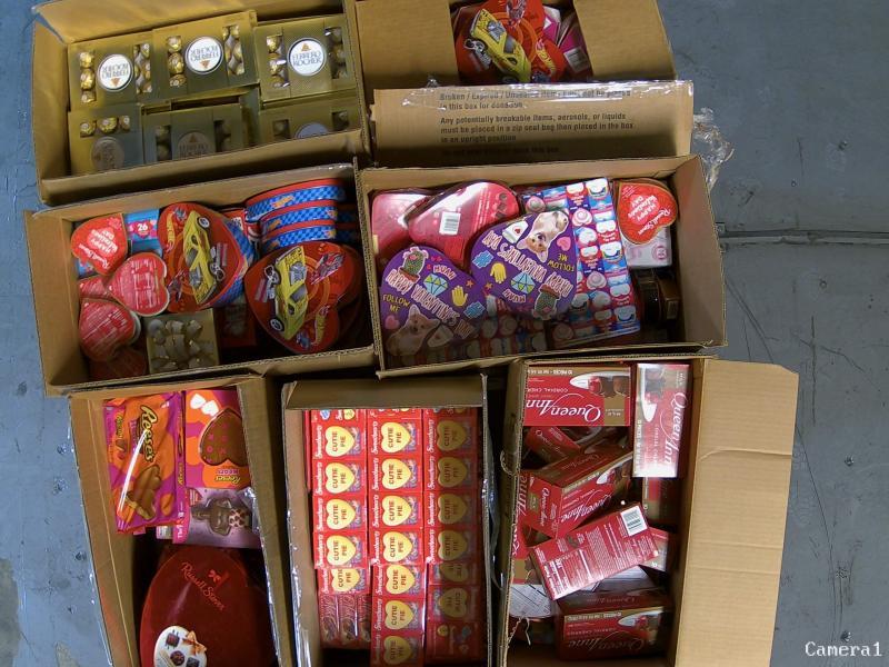 Grocery - Folgers K-Cups Coffee, Ferrero Rocher Heart Candy, Treat Street Chocolate Pizza - MSRP $10,973