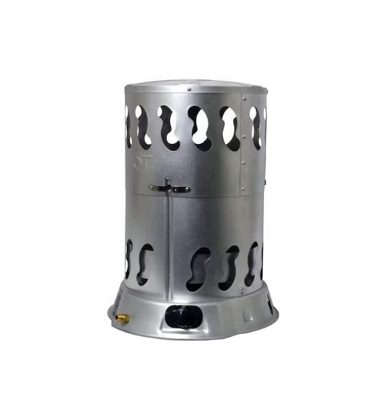 Mr. Heater 80000BTU Outdoor Portable Convection Propane Heater, Allen+Roth 54in Bronze Shelf Floor Lamp - MSRP $3,143