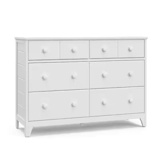 Home Decor - Storkcraft Moss 6-Drawer White Dresser, Meyer&Cross Buffet Tables, Husky, BYBLIGHT - Est Retail $1,551