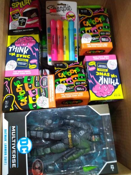 General Merch - Braun Forehead Thermometer, L'Oreal Paris Sunscreen Lotion, Festive Voice Golf Tool Kit - MSRP $8,459