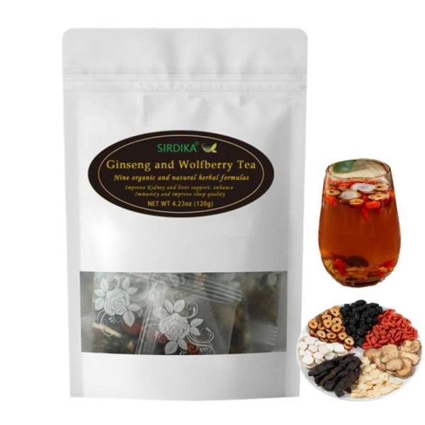 Grocery - Qiuumey Ginseng And Wolfberry Tea Bags, Assorted Christmas Mini Marshmallows - MSRP $4,002