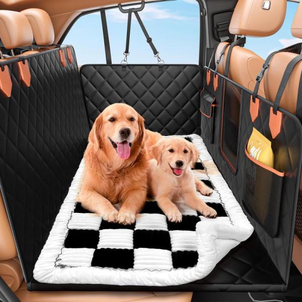 Pet Products - Hard Bottom Car Seat Covers for Dog, Giant Dog Bed for Jumbo Dogs, Dog Stairs for Small Dog- MSRP $1,430
