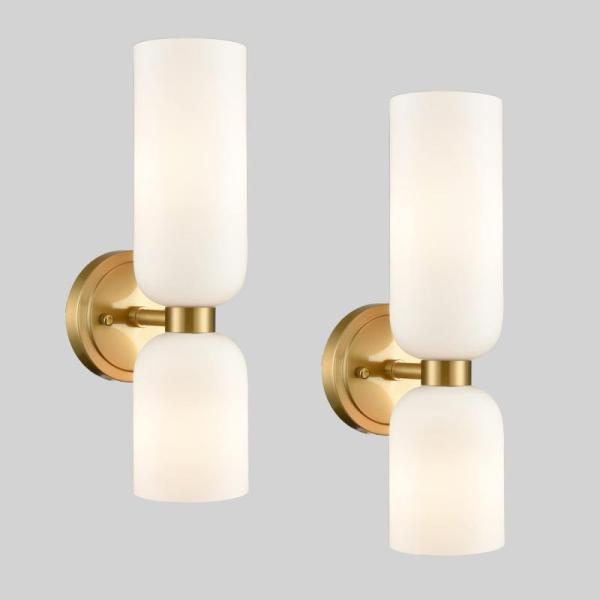 Home Improvement - Wall Sconces Set, Foam Ceiling Planks, LED Flush Mount Puff Lights - MSRP $1,053