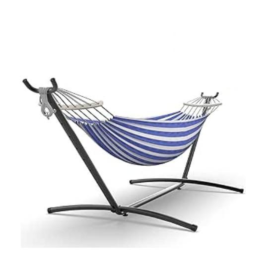 Everyfun Double Hammock with Stand, Lucid Mattress Topper, GoSports Baseball Practice Net - MSRP $1,204