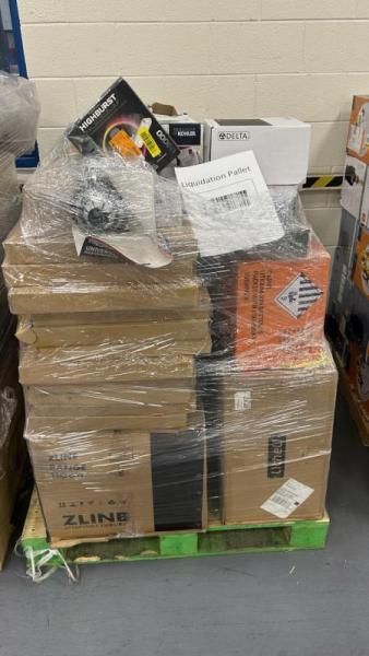 3 Pallets of Home Improvement - Plumbing, Home Goods, and More