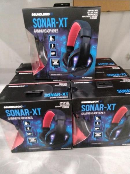 Electronics - SoundLogic XT Sonar-XT Gaming Headphones, Bounce Pet Hair & Lint Guard Mega Dryer Sheets - MSRP $1,019