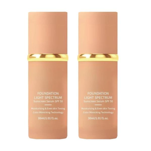 Amazon Clearance - Beauty- 2PCS 4-in-1 Liquid Foundation with SPF 50, Pampering Gift for Women - MSRP $9,957
