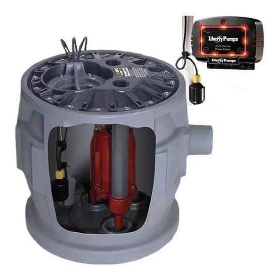 Liberty Pumps P382LE51/A2 Cast Iron Sewage Pump System - MSRP $875