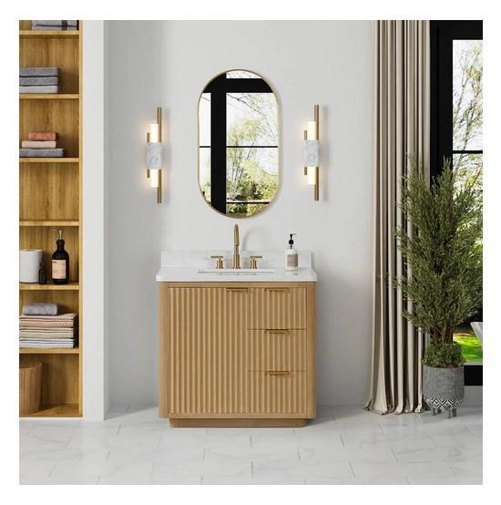 Miseno MV-NM-CADI36-LWT-WA Vanity Set - MSRP $932