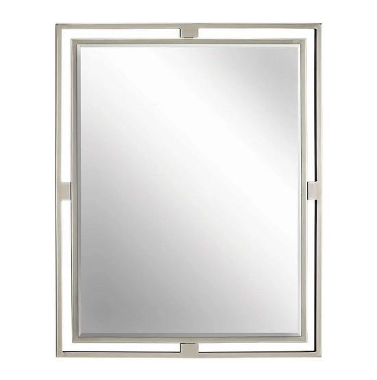 Kichler 41071NI Framed Bathroom Mirror - MSRP $535