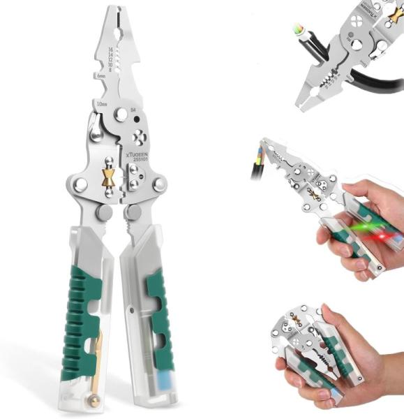 Tools - 18 in 1 Foldable Wire Stripper, Universal Wrench Extender, Rannb Hole Saws - MSRP $1,226