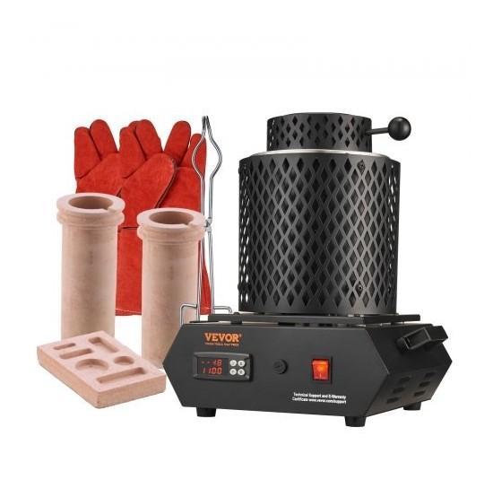 Vevor Gold Melting Furnace, Sheliki Robot Vacuum, Pyle Bluetooth PA Speaker - MSRP $2,968