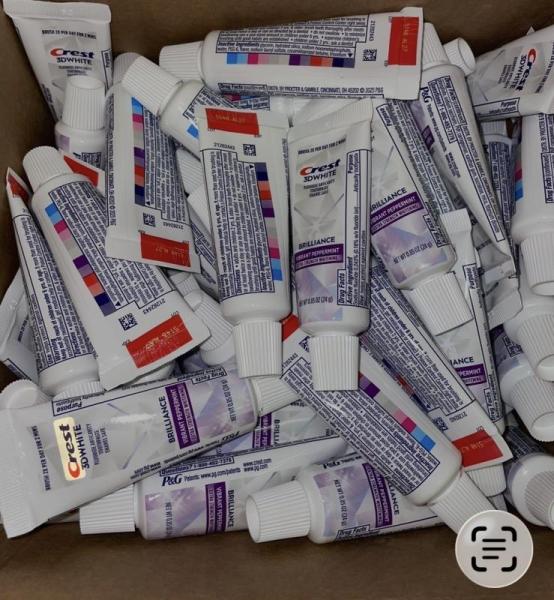 120 Crest Toothpaste tubes