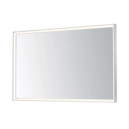 ET2 E42063-SN Framed Bathroom Wall Mirror - MSRP $848