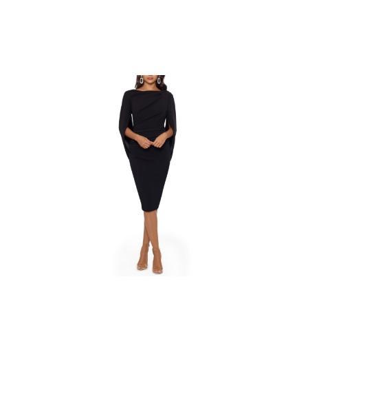 Apparel - Betsy & Adam Cape Sleeve Crepe Dress, La Blanca, Rag & Bone, SKIMS, Free People - Original MSRP $2,379.23