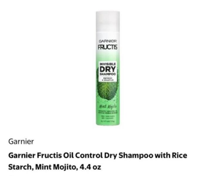 (180) Garnier Oil Control Dry Shampoo Mint Mojito MSRP $ 5940.00