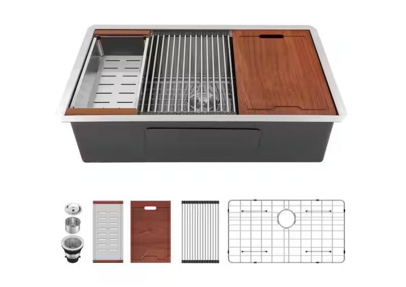 Plumbing - LORDEAR, Glacier Bay, SINKOLOGY - Est Retail $1,384- 1plt