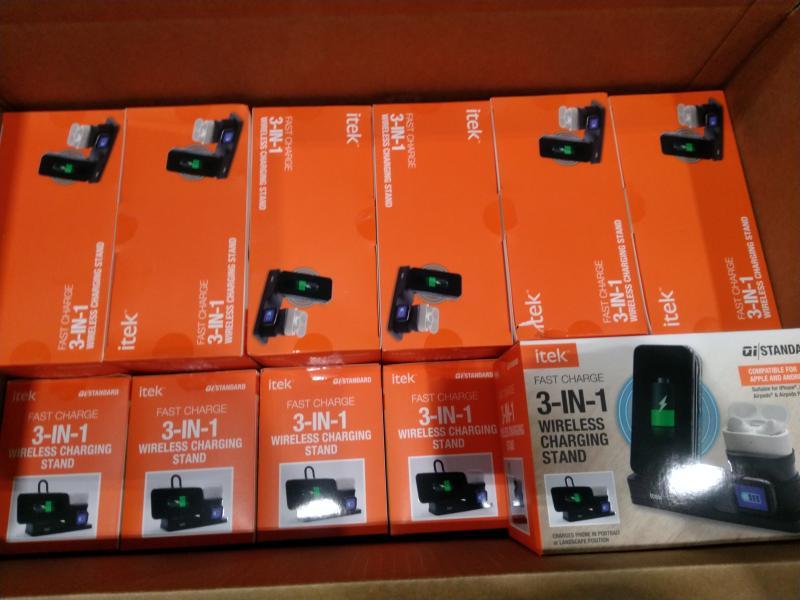 Electronics - Itek 3in1 Wireless Charging Stands & Itek Adjustable Collapsible Phone Holders - MSRP $1,199