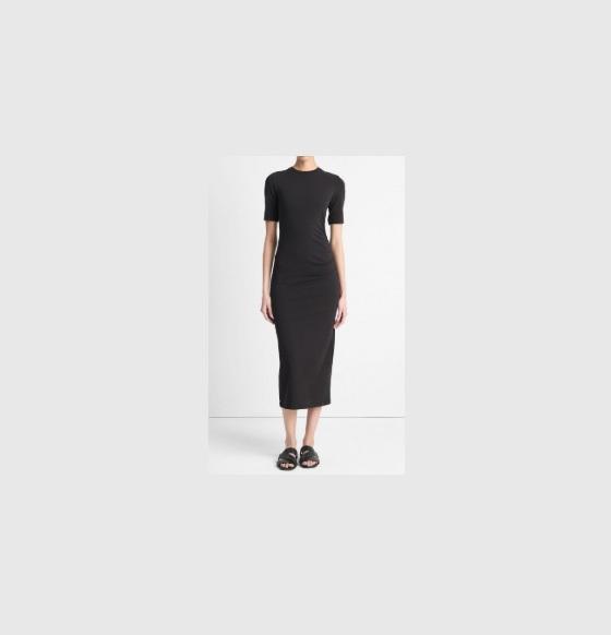 Apparel - Vince Short Sleeve Side Drape Dress, Karen Kane Long Sleeve V-Neck Button Dress, SKIMS - Original MSRP $1,591