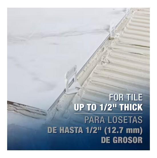 Flooring & Rugs - QEP LASH XL White 1/16" W Plastic Clip Tile Leveling System (2000-Pack) - Est Retail $2,573- 1plt