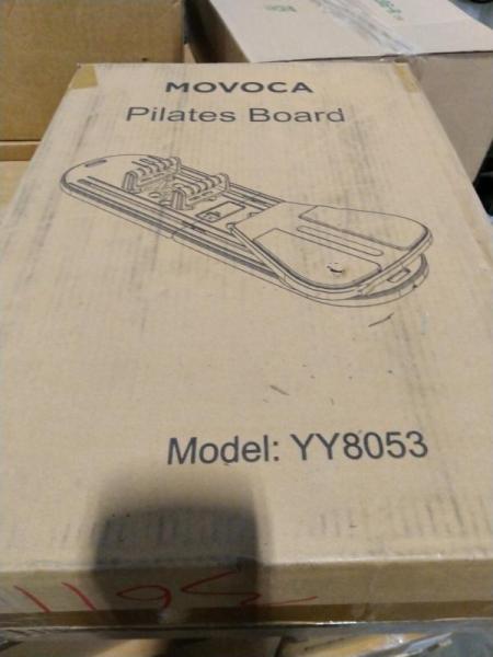 Movoca Pilates Board, Bobtot Surround Sound Speakers, Nicetown 8x10 White Area Rug - MSRP $2,170