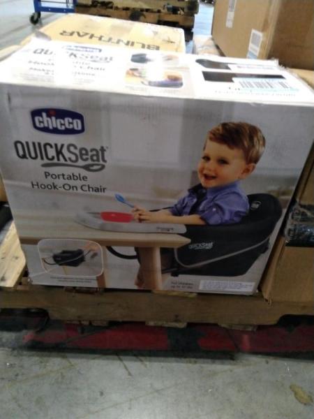 Blinthar Beach Wagon, Chicco QuickSeat, Magigo Octagonal Wood Ottoman Tray - MSRP $2,425