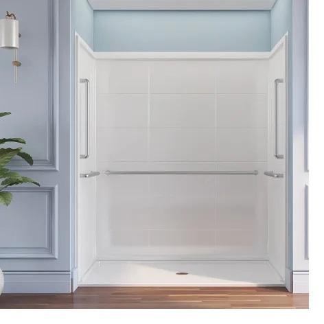 Miseno MSP-6436C-WH Rectangular Shower Base - MSRP $433