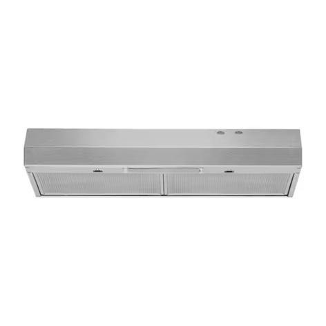 Salvage - Whirlpool WVU17UC0JS 30" Under Cabinet Range Hood - MSRP $295