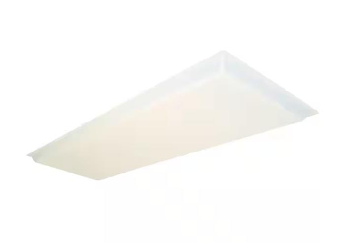 Lighting & Electrical - Lithonia Lighting 1-1/3 ft. x 4 ft. Dropped White Acrylic Diffuser - Est Retail $1,259- 1plt