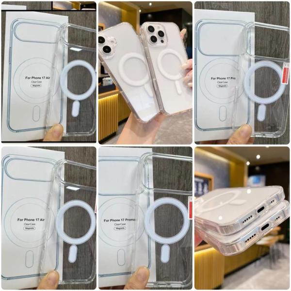 [500 Pcs] Stylish MagSafe Cases- iPhone 17,16Pro,15ProMax Shock Proof