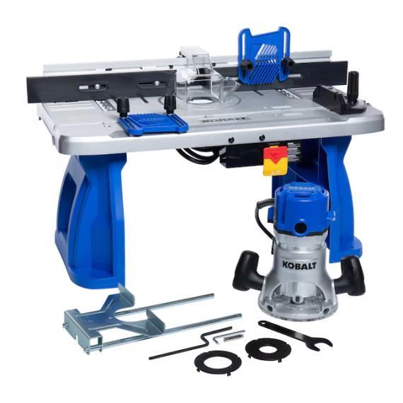 Kobalt Router Table, Kohler Florez Bathroom Sink Faucet, Utilitech Quartz Heater - MSRP $3,394