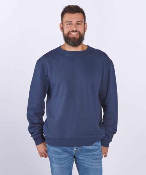 New Boxercraft Men's Fleece Crew in Dark Navy - MSRP $8,925