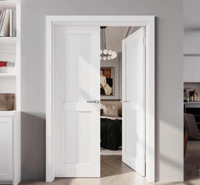 Furniture- SMARTSTANDARD Wood Slab Door, Lark Manor Armless Sofa - MSRP $1,869