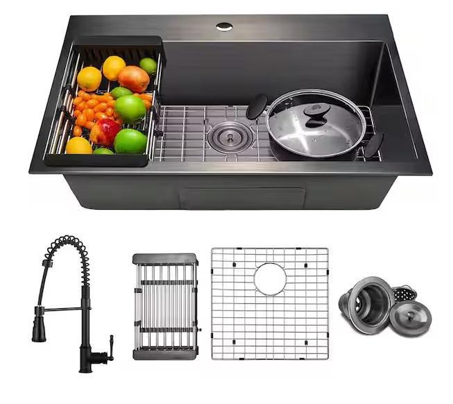 Plumbing - AKDY Single Bowl Kitchen Sink, VEVOR, SINKOLOGY, Eridanus, Pegasus, Hampton Bay, HDC - Est Retail $1,956