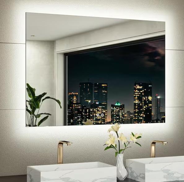 Plumbing - KeonJinn Anti-Fog Wall Bathroom Vanity Mirror, SINKOLOGY, Pegasus, HOMLUX, YULIKA - Est Retail $2,562