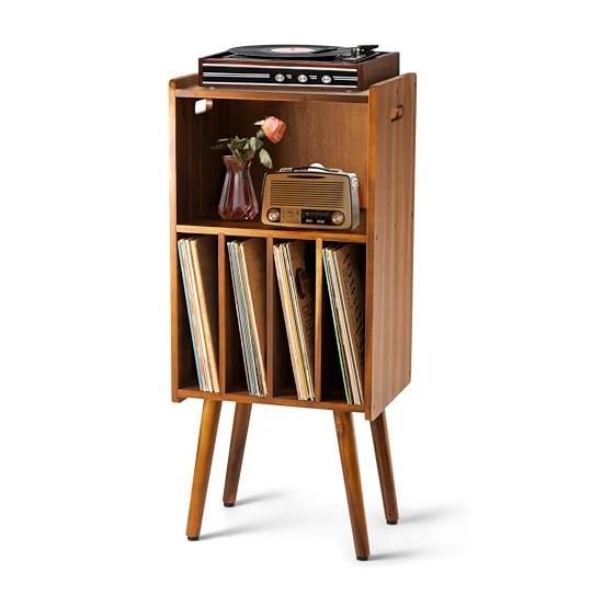 Unprocessed Manifested AMZ LPN Pallet - 2BHOME Record Player Stand, LegendFlame Log Set, Dog Stairs - MSRP $3,464