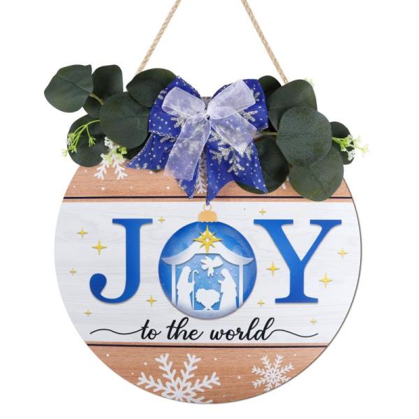 Home - Nativity Merry Christmas Sign, Artificial Flowers, Large Zipper Cloth Storage Bags - MSRP $19,054