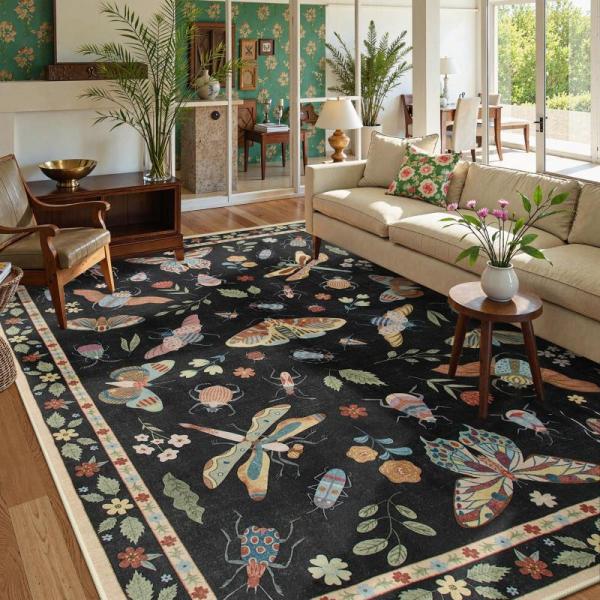 Furniture - Area Rugs, Runner Rugs, Bathroom Rugs Set, 4-Tier Long Shoe Rack, Storage Cart - MSRP $1,766