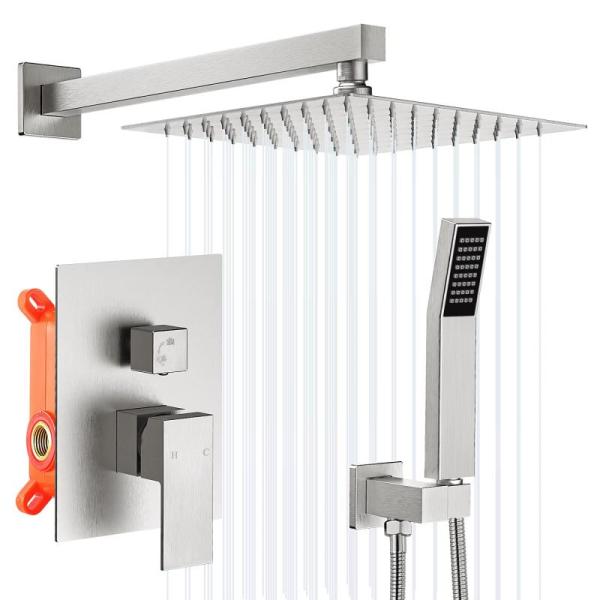 Home Improvement- DJS Bathroom Rain Shower, Innovations Lighting, Moen Valve Gold - MSRP $1,036