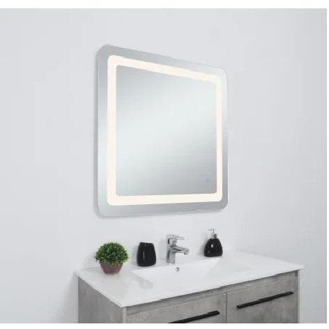 Elegant Lighting MRE33030 Frameless Bathroom Wall Mirror - MSRP $420