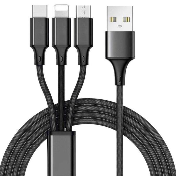 3-in-1 Universal Charging Cords for All Brands 1000 cables