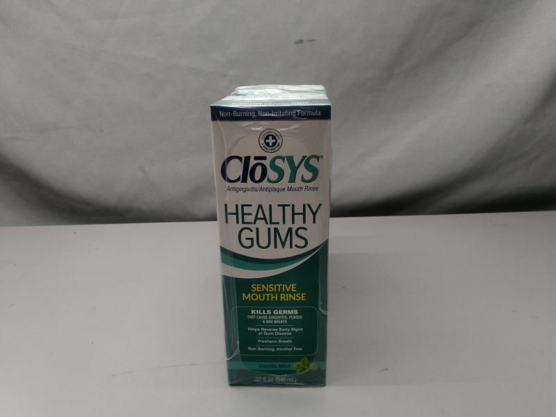 CloSYS Healthy Gums Oral Mouthwashes, Gentle Mint - MSRP $1,844