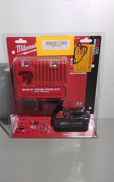 Milwaukee M18 18V Lithium-Ion XC Starter Kit, One 5.0Ah Battery & Charger - MSRP $199