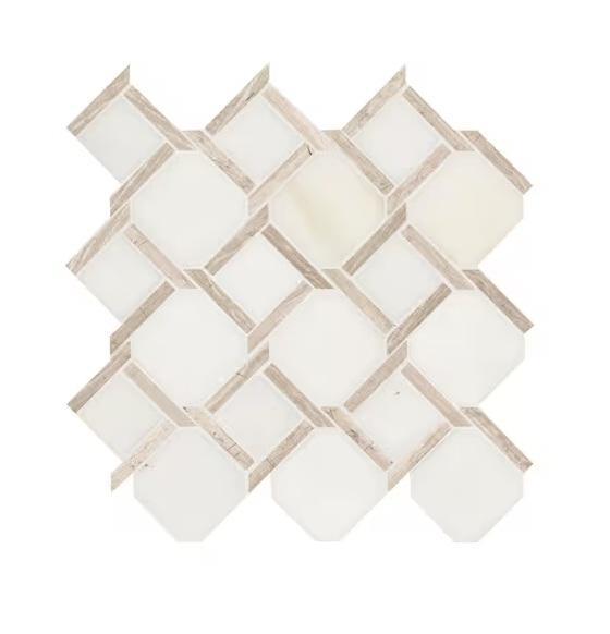 Flooring & Rugs - MSI Marbella Lynx, Black Galaxy, Capella Ivory Brick Floor & Wall Tiles - Est Retail $1,443- 2plts