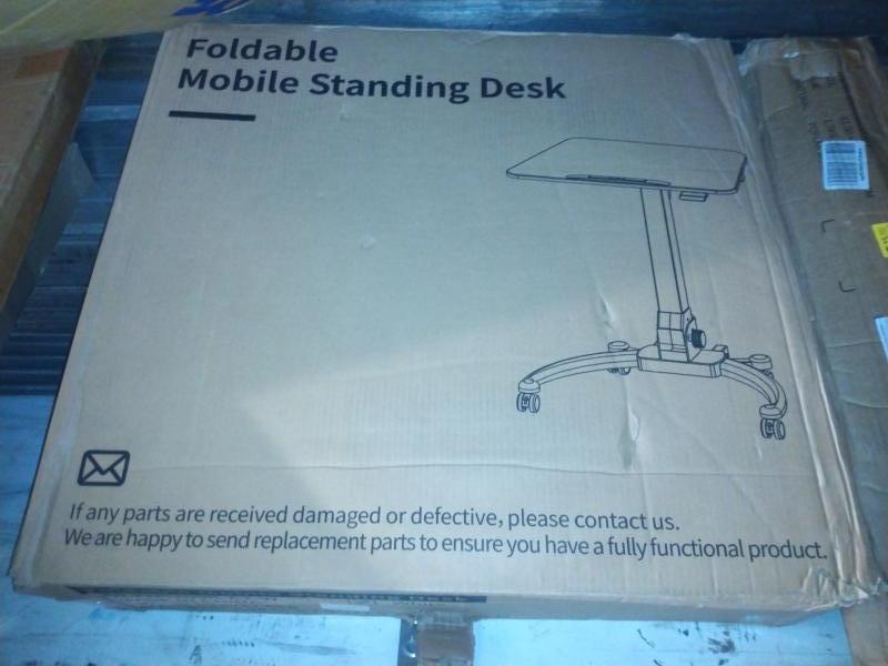 Unprocessed - AMZ LPNs - Safety Gate, Foldable Mobile Standing Desk - MSRP $1,299