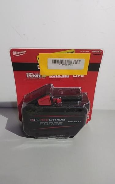 Milwaukee M18 18V Lithium-Ion REDLITHIUM FORGE HD 12Ah Battery Pack - MSRP $279