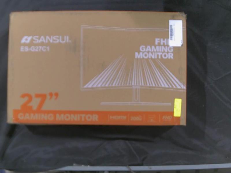 A Grade - SANSUI 27 Inch Curved Gaming Monitor 200Hz 1ms with Speakers - MSRP $147