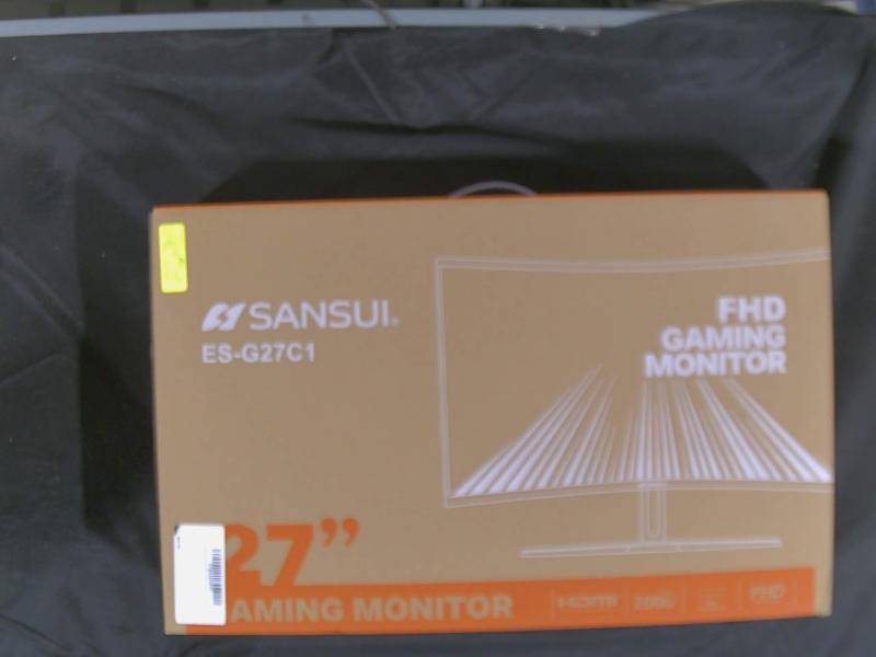A Grade - SANSUI 27 Inch Curved Gaming Monitor 200Hz 1ms with Speakers - MSRP $147