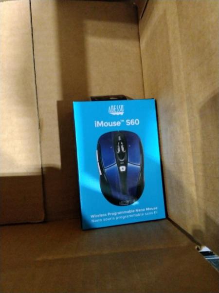 Adesso iMouse S60L 2.4 GHz Wireless Programmable Nano Mouse - MSRP $14
