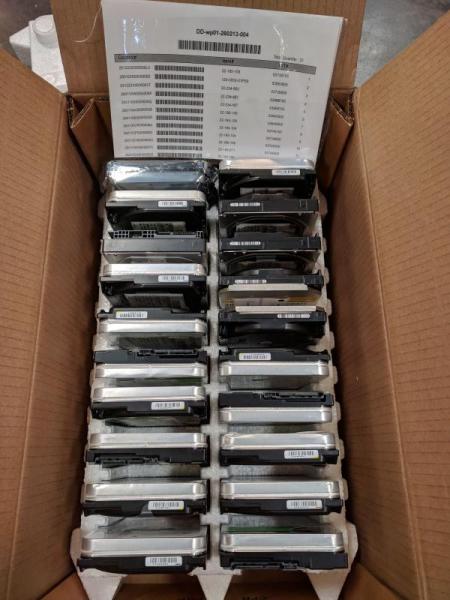 24TB, 20TB, HDD, Desktop PC Components Lot & More - $9.1K - 20 Qty.